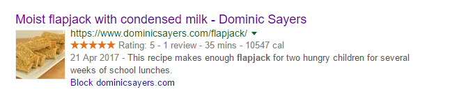 Flapjack recipe